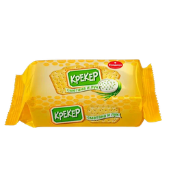 Крекер со вкусом СМЕТАНА И ЛУК СЛАДИАЛ, 105г., детальное фото
