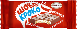 Шоколад молочный Шоко-кроко со злаками ф/п 23г., детальное фото