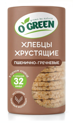 Хлебцы пшенично-гречневые OGREEN 90г., картинка