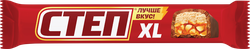 Батончик Степ XL нуга, арахис, карамель конфеты глазированные 65г., крупный план