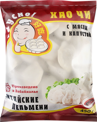 Китайские пельмени «ХАО ЧИ» с мясом и капустой 450г. ИП Цзоу Хун, фотография