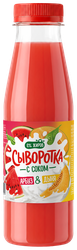 Сывороточный напиток с соком Арбуз-Дыня бутылка 300мл., картинка