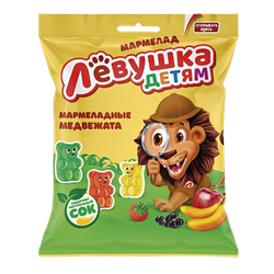 Мармелад жевательный Лёвушка детям мармеладные медвежата 500г., детальное фото