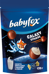 Конфеты BABYFOX с молочной начинкой 130г., картинка