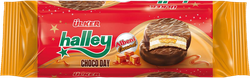 Halley сэндвич Choco Day с карамелью и маршмеллоу 210г., изображение