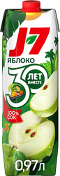 Сок J7 Яблоко осветленный, 0.97л, картинка