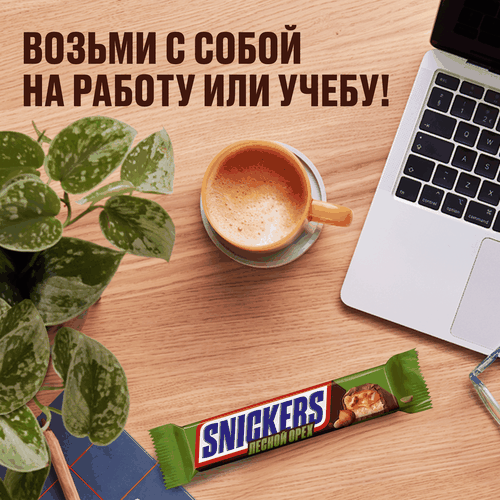 Батончик шоколадный SNICKERS Лесной орех, 81г, картинка