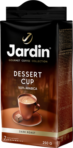 Кофе молотый JARDIN Dessert, 250г, крупный план