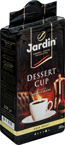 Кофе молотый JARDIN Dessert, 250г, крупный план