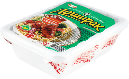 Лапша ДОШИРАК со вкусом курицы с перцем, 90г, фото