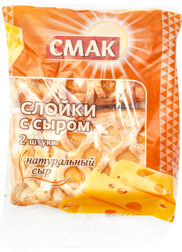 Слойка СМАК с сыром, 2х90г, фото