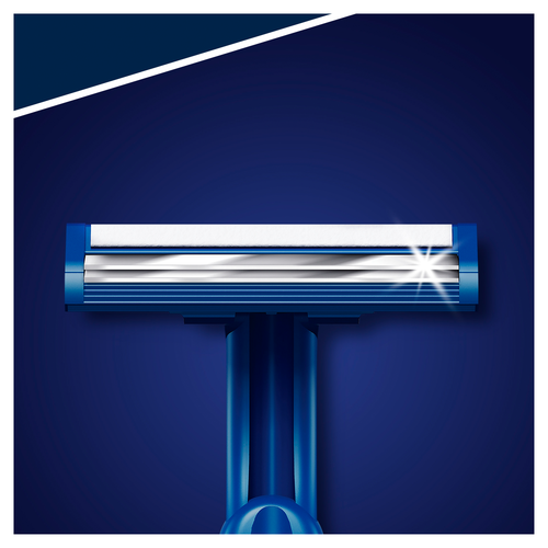 Станок для бритья одноразовый GILLETTE DISPOSABLE Blue 2 Plus, 5шт, детальное фото