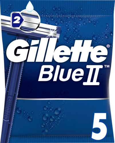 Станок для бритья одноразовый GILLETTE DISPOSABLE Blue 2 Plus, 5шт, картинка