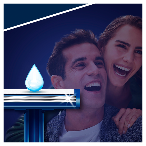 Станок для бритья одноразовый GILLETTE DISPOSABLE Blue 2 Plus, 5шт, детальное фото