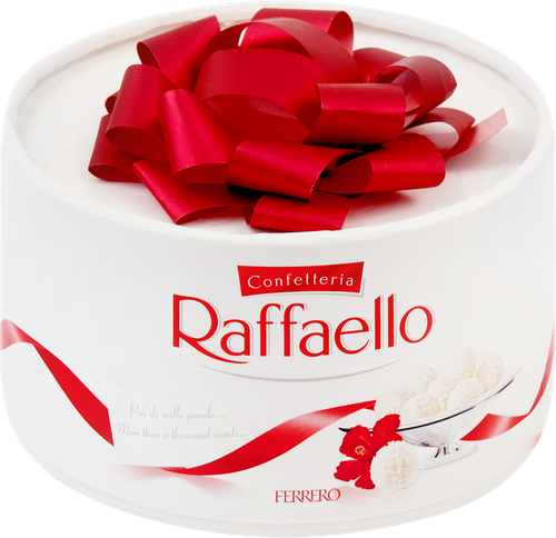 Конфеты RAFFAELLO с цельным миндальным орехом в кокосовой обсыпке, 100г, вид