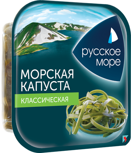 Морская капуста маринованная РУССКОЕ МОРЕ Классическая, 200г, изображение