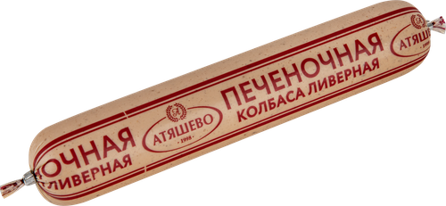Колбаса ливерная печеночная АТЯШЕВО, 250г, фото