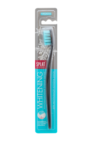 Зубная щетка SPLAT Professional Whitening Medium инновационная, средней жесткости, вид