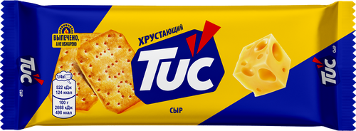 Крекер TUC Cheezzz Сыр, 100г, вид