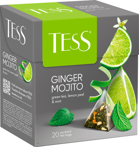 Чай зеленый TESS Джинджер Мохито, 20пир, вид