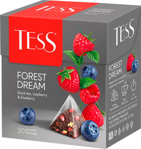 Чай черный TESS Forest Dream, 20пир, детальное фото