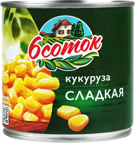 Кукуруза 6 СОТОК сладкая, 340г, картинка