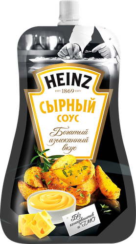 Соус HEINZ Сырный, на основе растительных масел, 200г, изображение
