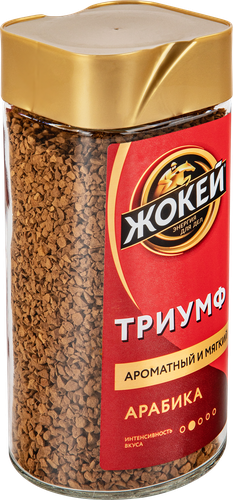 Кофе растворимый ЖОКЕЙ Триумф сублимированный, ст/б, 95г, фото