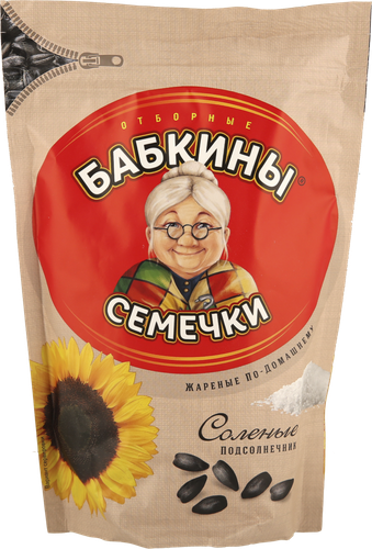 Семечки БАБКИНЫ СЕМЕЧКИ соленые, 300г, изображение