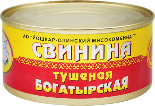 Свинина тушеная ЙОШКАР-ОЛИНСКИЙ МК высший сорт, ГОСТ, 325г, картинка