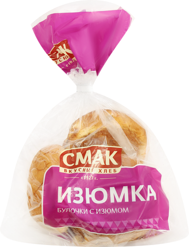 Булочки СМАК Изюмка, высший сорт, 160г, картинка