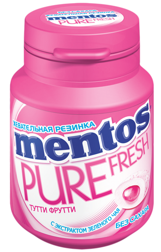 Жевательная резинка MENTOS со вкусом Тутти Фрутти, без сахара, 54г, фото