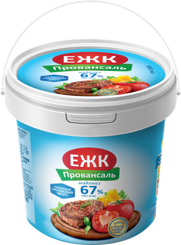 Майонез ЕЖК Провансаль 67%, 900мл, детальное фото