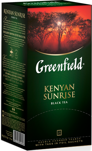 Чай черный GREENFIELD Kenyan Sunrise, 25пак, фото