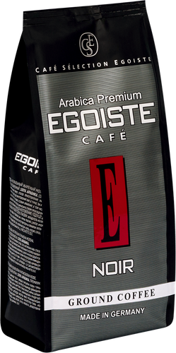 Кофе молотый EGOISTE Noir, 250г, крупный план