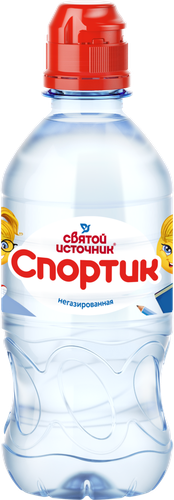 Вода питьевая детская СВЯТОЙ ИСТОЧНИК Спортик негазированная, 0.33л, детальное фото