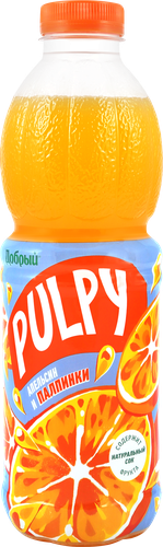 Напиток сокосодержащий ДОБРЫЙ Pulpy Апельсин с мякотью, 0.9л, вид