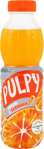 Напиток сокосодержащий ДОБРЫЙ Pulpy Апельсин с мякотью, 0.45л, фото