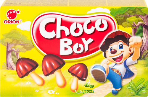 Печенье ORION Choco Boy бисквит с шоколадом, 45г, фото