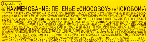 Печенье ORION Choco Boy бисквит с шоколадом, 45г, картинка