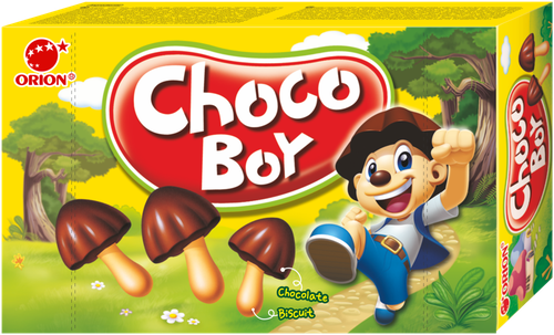 Печенье ORION Choco Boy бисквит с шоколадом, 45г, картинка