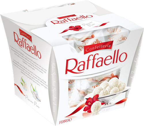 Конфеты RAFFAELLO с цельным миндальным орехом в кокосовой обсыпке, 150г, детальное фото