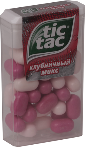 Драже TIC TAC Клубничный Микс, 16г, детальное фото