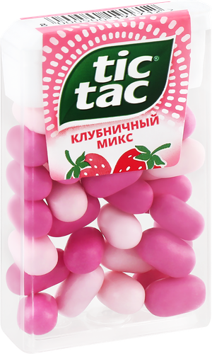 Драже TIC TAC Клубничный Микс, 16г, фото