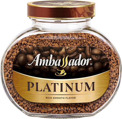 Кофе растворимый AMBASSADOR Platinum, ст/б, 95г, изображение