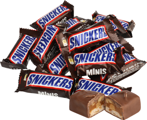 Конфеты SNICKERS Minis с арахисом, карамелью и нугой, весовые, фотография