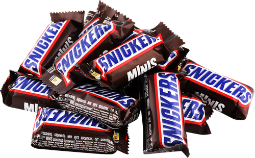 Конфеты SNICKERS Minis с арахисом, карамелью и нугой, весовые, детальное фото