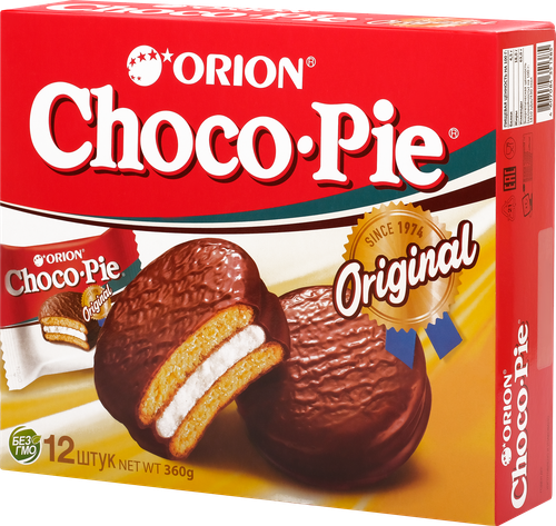 Пирожное ORION Choco Pie 12шт, 360г, изображение