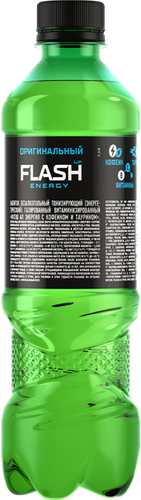 Напиток энергетический ФЛЭШ АП Energy с кофеином и таурином газированный, 0.5л, фото