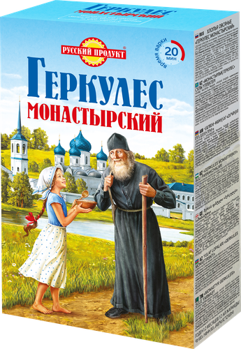 Хлопья овсяные ГЕРКУЛЕС Монастырский, 500г, фото